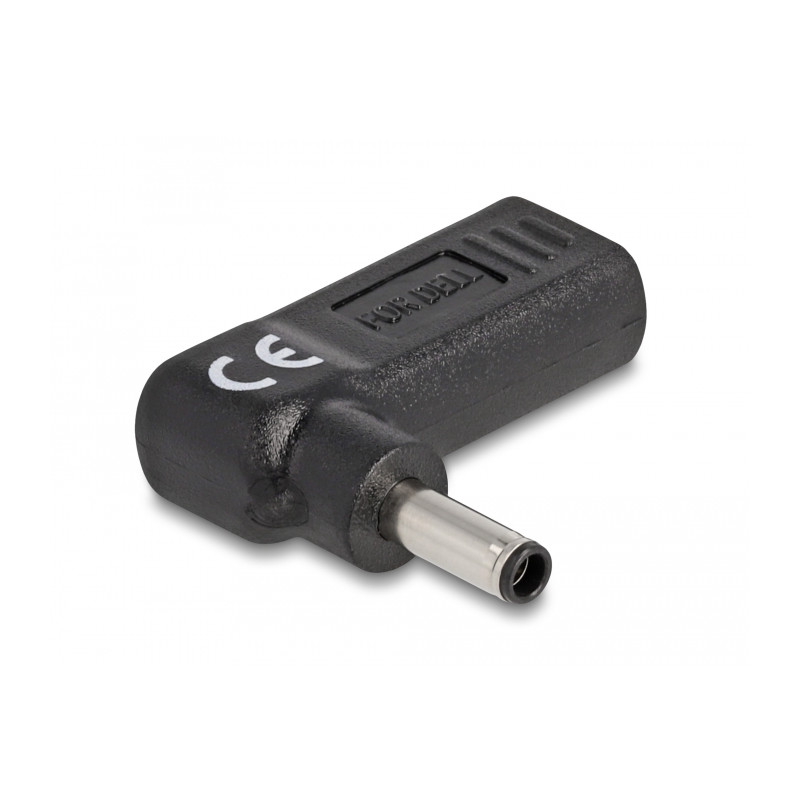 Delock Adapter für Notebook Ladekabel USB Type-C™ Buchse zu Dell 4,5 x 3,0 mm Stecker 90° gewinkelt