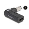 Delock Adapter für Notebook Ladekabel USB Type-C™ Buchse zu Dell 7,4 x 5,0 mm Stecker 90° gewinkelt