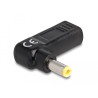 Delock Adapter für Notebook Ladekabel USB Type-C™ Buchse zu 5,5 x 2,5 mm Stecker 90° gewinkelt