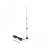 Delock LTE Antenne SMA Stecker 5 - 7 dBi omnidirektional starr mit Montagefuß und Anschlusskabel RG-58 3 m outdoor schwarz