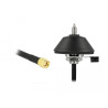 Delock LTE Antenne SMA Stecker 5 - 7 dBi omnidirektional starr mit Montagefuß und Anschlusskabel RG-58 3 m outdoor schwarz