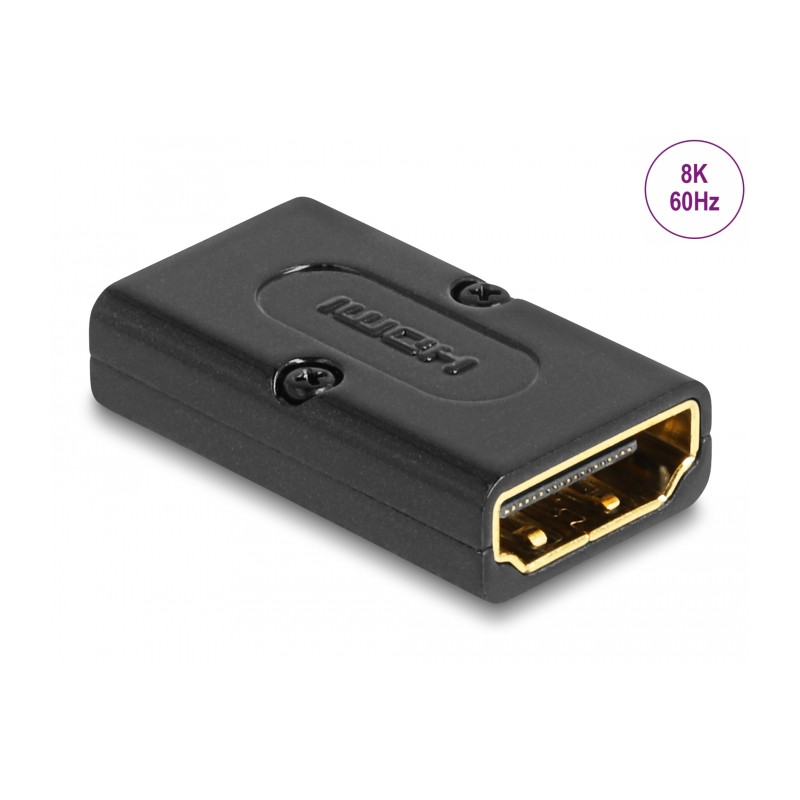Delock HDMI Adapter Buchse zu Buchse 8K 60 Hz Metall