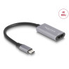 Delock Adapter USB Type-C™ Stecker zu HDMI Buchse (DP Alt Mode) 4K 60 Hz mit HDR und HDCP