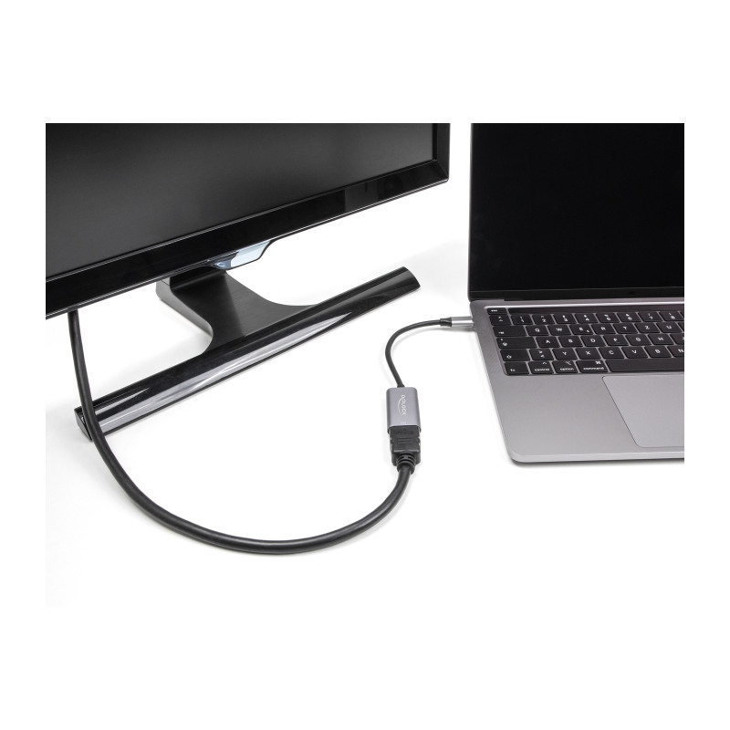 Delock Adapter USB Type-C™ Stecker zu HDMI Buchse (DP Alt Mode) 4K 60 Hz mit HDR und HDCP