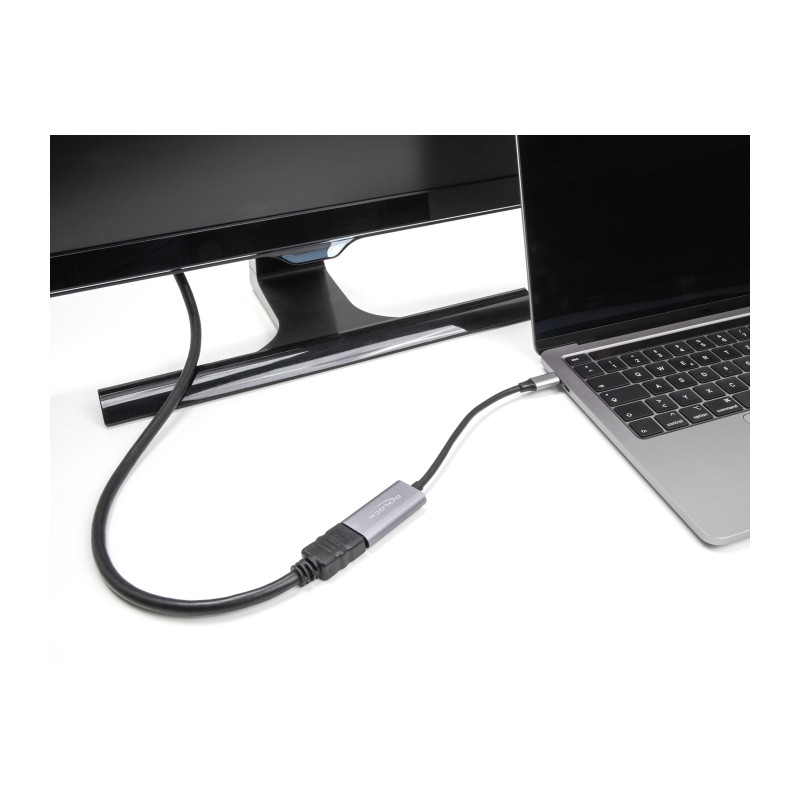 Delock USB Type-C™ Adapter zu HDMI (DP Alt Mode) 8K mit HDR Funktion Aluminium
