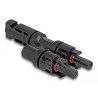Delock DL4 Solar Konnektor 1 x Stecker zu 2 x Buchse