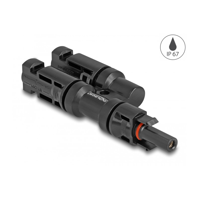 Delock DL4 Solar Konnektor 1 x Buchse zu 2 x Stecker