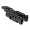 Delock DL4 Solar Konnektor 1 x Buchse zu 2 x Stecker