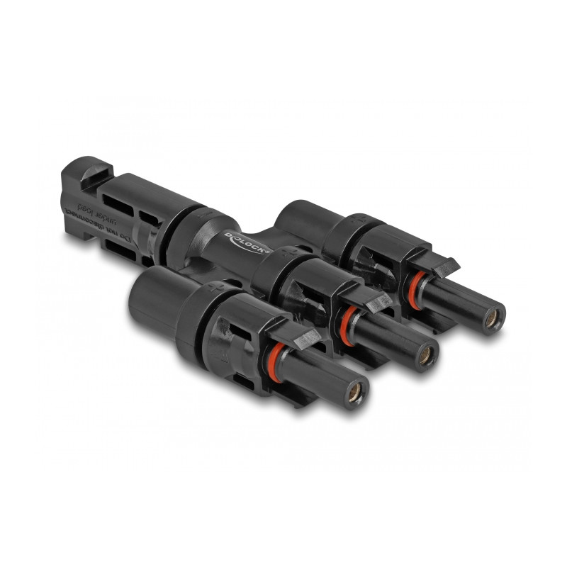 Delock DL4 Solar Konnektor 1 x Stecker zu 3 x Buchse