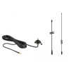 Delock LTE Antenne SMA Stecker 5 - 7 dBi omnidirektional starr mit Montagefuß und Anschlusskabel RG-58 3 m outdoor schwarz