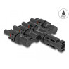 Delock DL4 Solar Konnektor 1 x Stecker zu 4 x Buchse