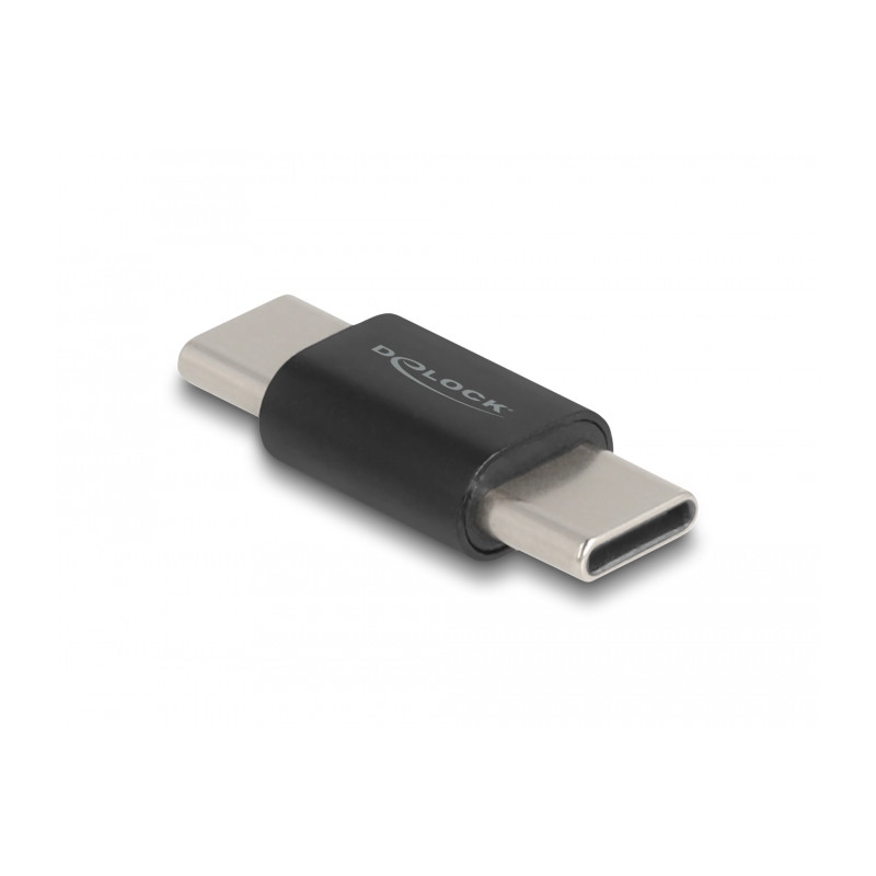 Delock Adapter SuperSpeed USB 10 Gbps (USB 3.2 Gen 2) USB Type-C™ Gender Changer Stecker zu Stecker schwarz