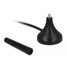 Delock LTE Antenne SMA Stecker 1 - 2 dBi starr omnidirektional mit magnetischem Standfuß und Anschlusskabel RG-174 A/U 3 m outdo