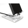 Delock USB Adapter 40 Gbps USB Type-C™ PD 3.0 100 W Stecker zu Buchse gewinkelt 8K 60 Hz Metall