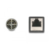 Delock M12 Adapterkabel X-kodiert 8 Pin Stecker zu RJ45 Buchse 50 cm