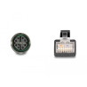 Delock M12 Adapterkabel X-kodiert 8 Pin Buchse zu RJ45 Stecker 50 cm