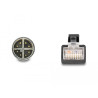 Delock M12 Adapterkabel X-kodiert 8 Pin Stecker zu RJ45 Stecker 50 cm