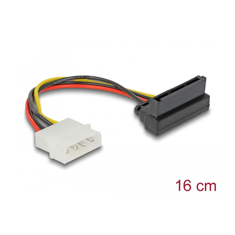 Delock Kabel Power SATA HDD - 4 Pin Stecker – gewinkelt