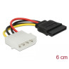 Delock Kabel SATA 15 Pin HDD zu 4 Pin Stecker – gerade