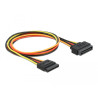 Delock Verlängerungskabel Power SATA 15 Pin Stecker - SATA 15 Pin Buchse 50 cm