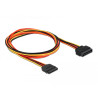 Delock Verlängerungskabel Power SATA 15 Pin Stecker - SATA 15 Pin Buchse 100 cm