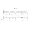 Delock Kabel Power SATA 15 Pin Stecker - 4 x SATA 15 Pin Buchse 40 cm mehrfarbig