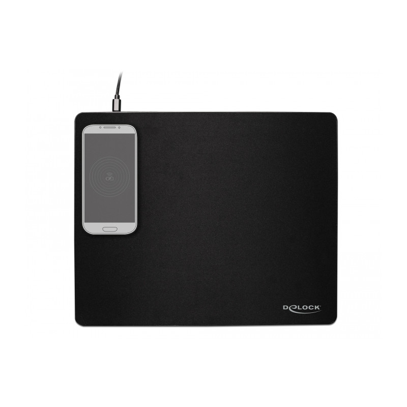 Delock USB Mauspad mit kabelloser Ladefunktion