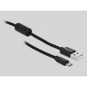 Delock USB Mauspad mit kabelloser Ladefunktion