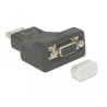 Delock Staubschutz für VGA und D-Sub9 / D-Sub15 Buchse 10 Stück transparent