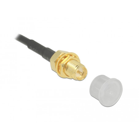 Delock Staubschutz für SMA Stecker 10 Stück transparent