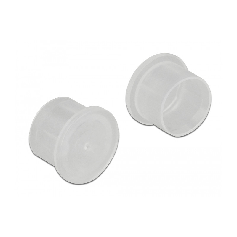 Delock Staubschutz für SMA Stecker 10 Stück transparent