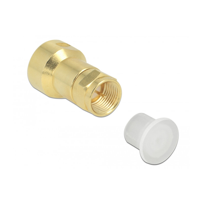 Delock Staubschutz für F Stecker 10 Stück transparent