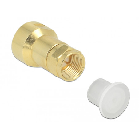 Delock Staubschutz für F Stecker 10 Stück transparent