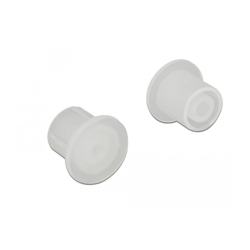 Delock Staubschutz für F Stecker 10 Stück transparent