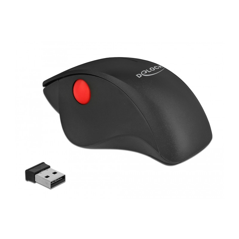 Delock Ergonomische USB Maus - kabellos