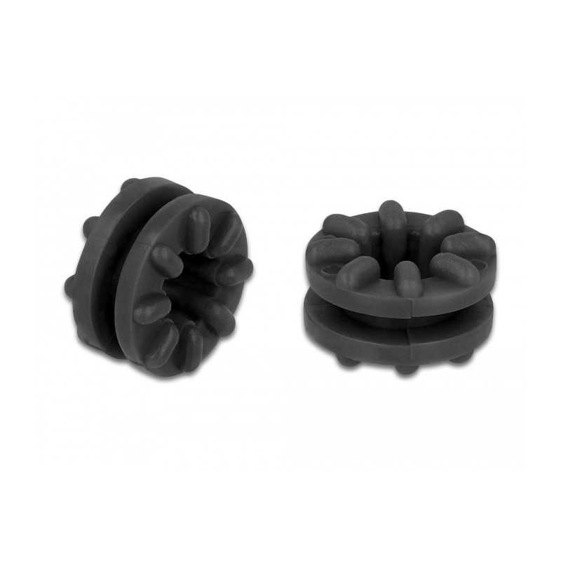 Delock Anti Vibrations Tülle schwarz 10 Stück