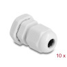 Delock Kabelverschraubung PG7 10 Stück grau