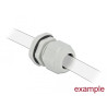 Delock Kabelverschraubung PG7 10 Stück grau