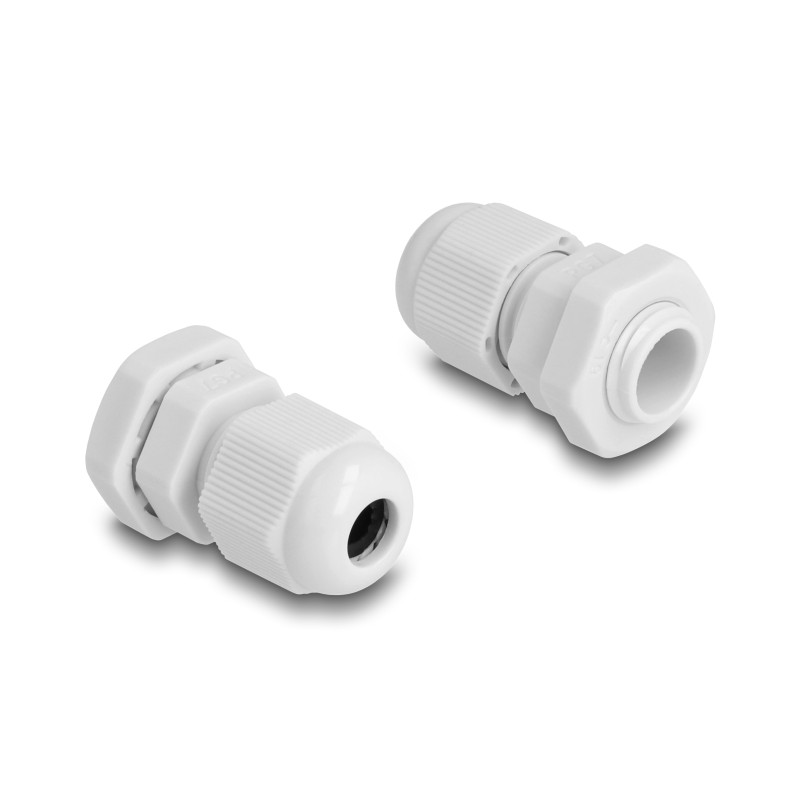 Delock Kabelverschraubung PG7 10 Stück grau