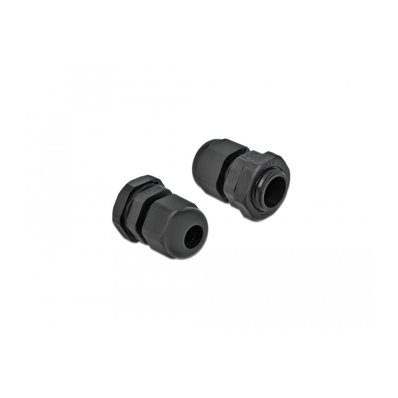 Delock Kabelverschraubung PG9 10 Stück schwarz