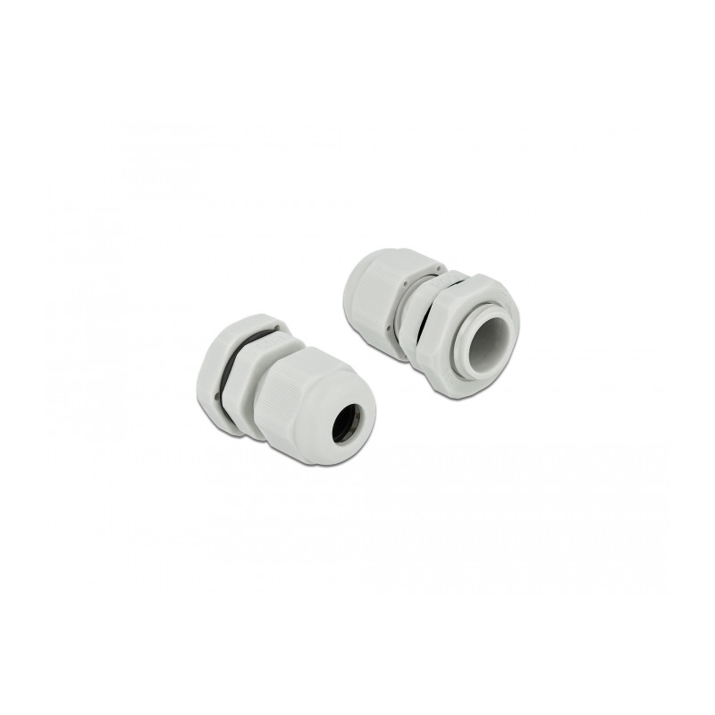 Delock Kabelverschraubung PG9 10 Stück grau