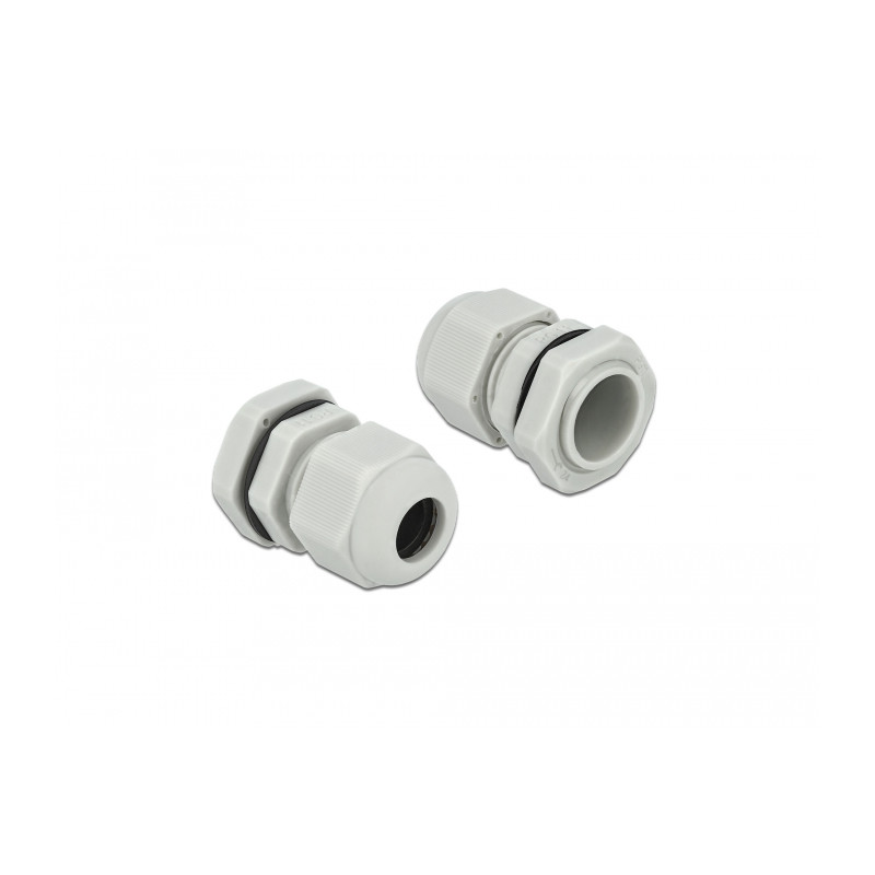 Delock Kabelverschraubung PG11 10 Stück grau
