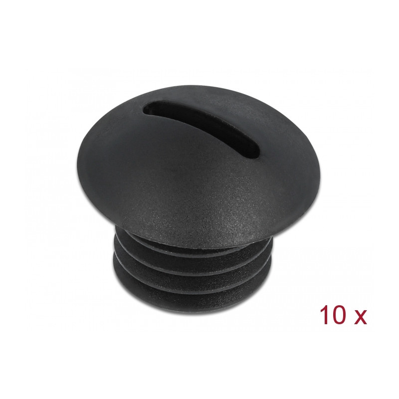 Delock Verschlussstopfen M10 x 1,5 schwarz 10 Stück