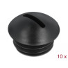 Delock Verschlussstopfen M12 x 1,5 schwarz 10 Stück