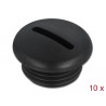 Delock Verschlussstopfen M16 x 1,5 schwarz 10 Stück