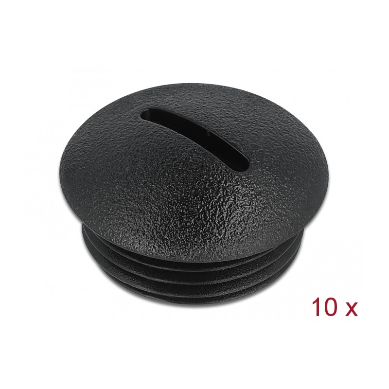 Delock Verschlussstopfen M20 x 1,5 schwarz 10 Stück