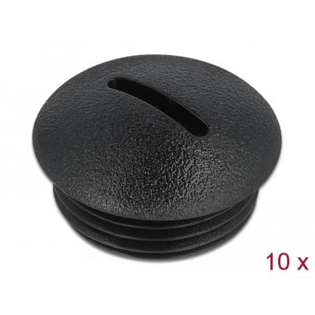 Delock Verschlussstopfen M20 x 1,5 schwarz 10 Stück