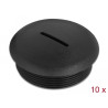 Delock Verschlussstopfen M40 x 1,5 schwarz 10 Stück