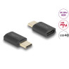 Delock USB Adapter 40 Gbps USB Type-C™ PD 3.1 240 W Stecker zu Buchse Portschoner 8K 60 Hz