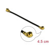 Delock Antennenkabel I-PEX Inc., MHF® I Stecker zu I-PEX Inc., MHF® I Stecker 1,13 4,5 cm